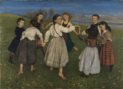 Children's dances - by Hans Thoma