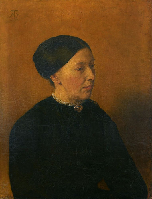 Portrait of Mrs. Zeiner - by Hans Thoma