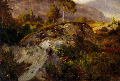 Landscape Study from Vågå - by Hans Gude