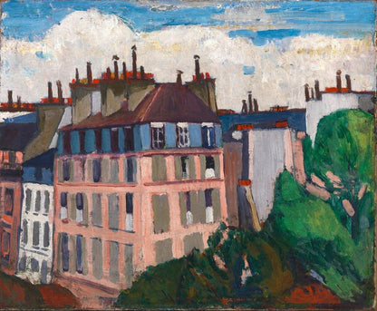 Rooftops, Paris - by H. Lyman Saÿen