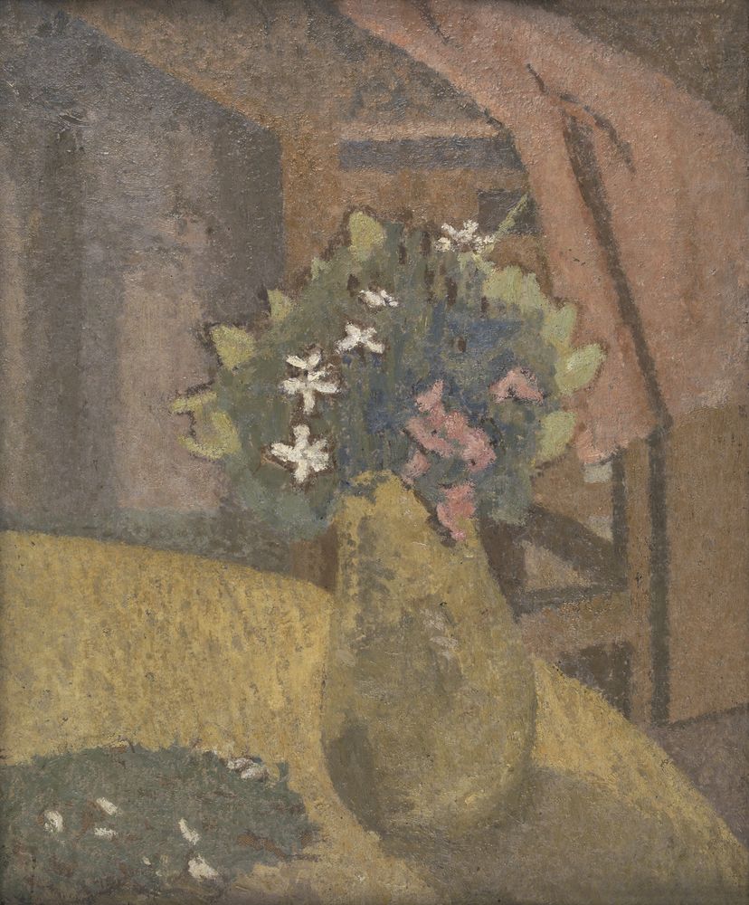 Vase of Flowers, by Gwen John - by Gwen John