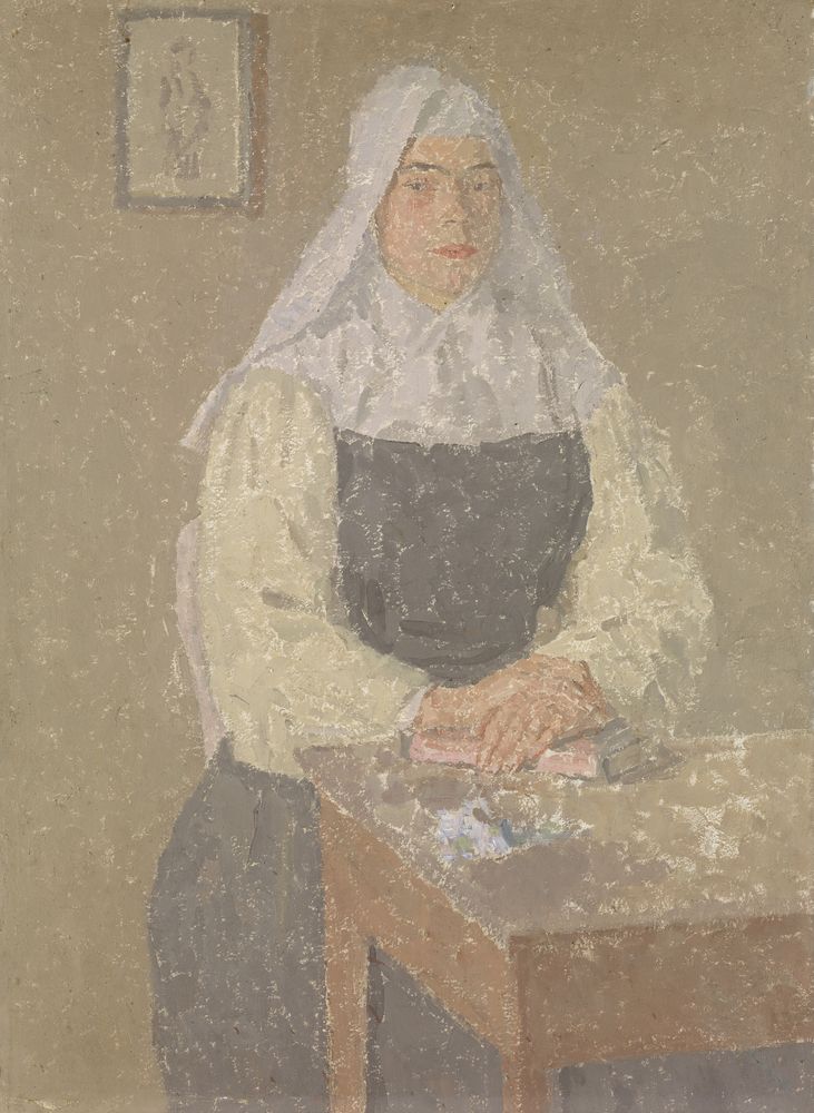 The nun - by Gwen John