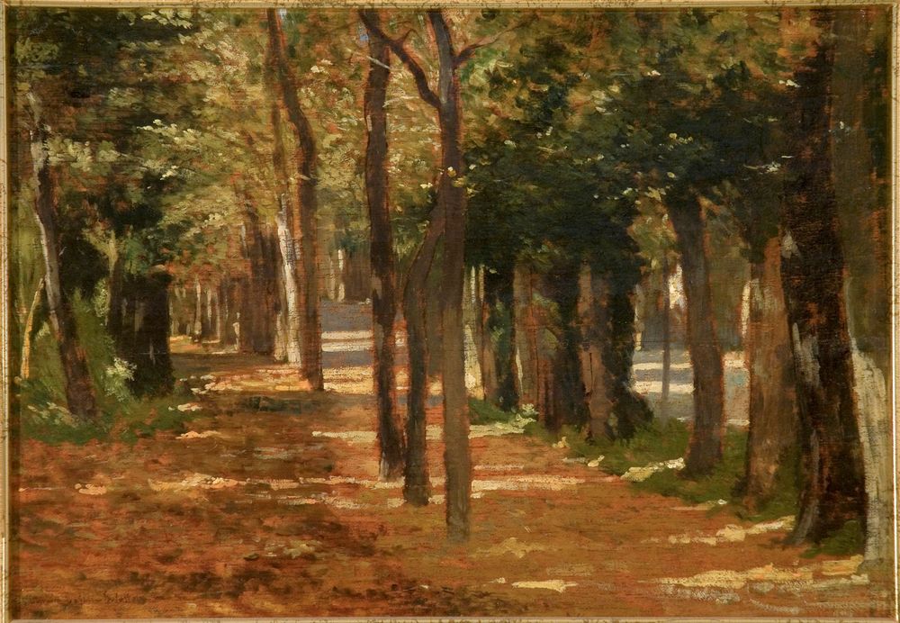 Florence, "alle cascine" wood - by Giovanni Fattori