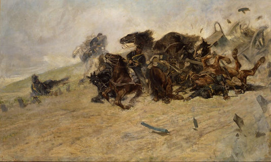 The Explosion - by Giovanni Fattori