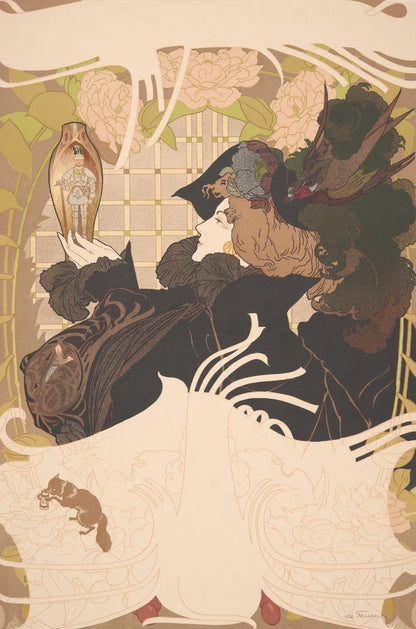 Poster (Affiche) for “Journal des Ventes” - by Georges de Feure