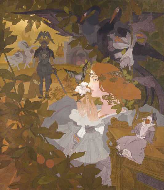 Project for a Tapestry (The Fairy Caprice) - by Georges de Feure