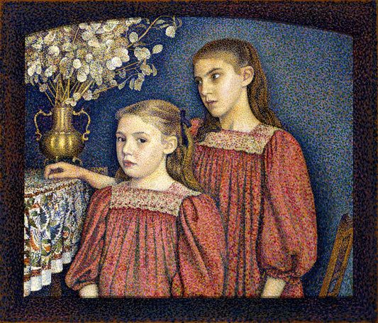 The Two Sisters or The Serruys Sisters - by Georges Lemmen