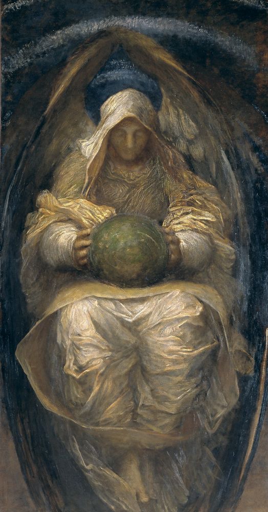 The All-Pervading - by George Frederic Watts