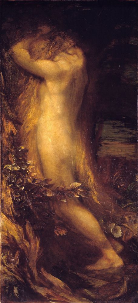 Eve Repentant - by George Frederic Watts