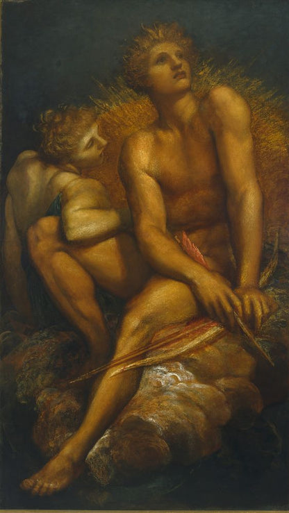 Artemis and Hyperion - by George Frederic Watts