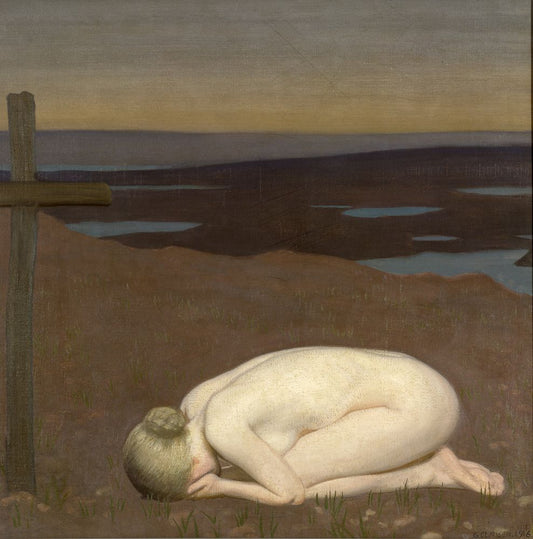 Youth Mourning - by George Clausen