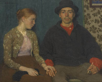 A Sailor and His Sweetheart - by Gari Melchers