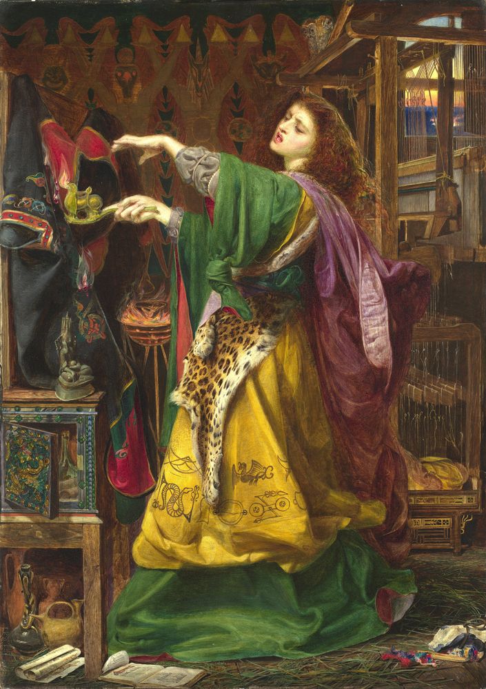 Morgan-le-Fay - by Frederick Sandys