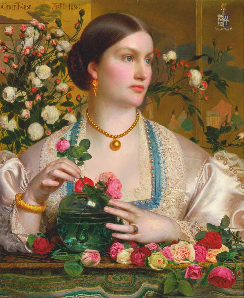 Grace Rose - by Frederick Sandys