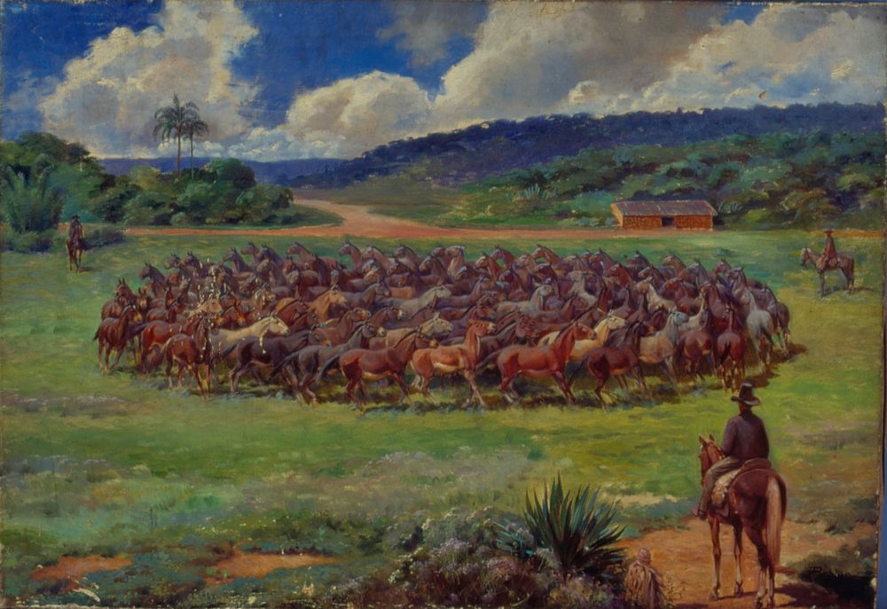 Rodeios de Tropa - Sorocaba, 1832 - by Franta Richter