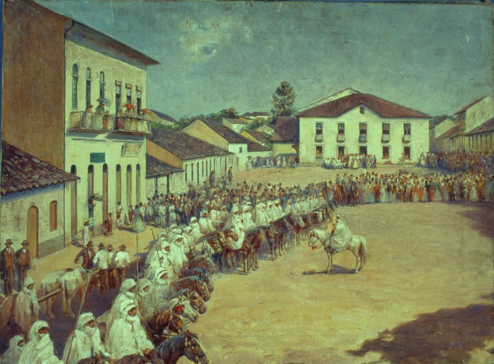 Cavalhadas em Campinas, 1850 - by Franta Richter