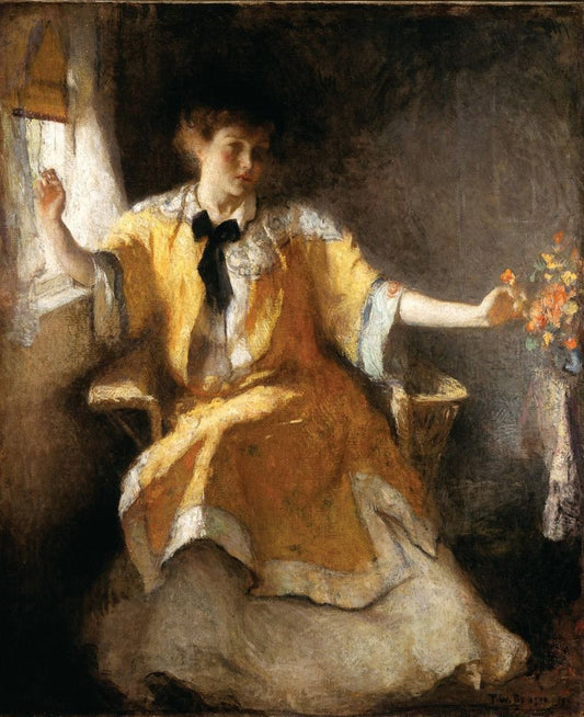 Young Girl by a Window - by Frank Weston Benson