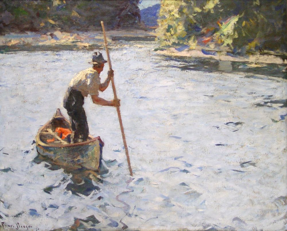 On Grand River - by Frank Weston Benson