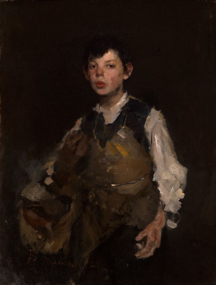 The Whistling Boy - by Frank Duveneck