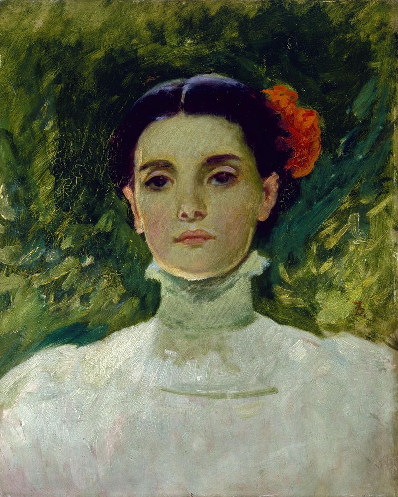 Portrait of Maggie Wilson - by Frank Duveneck