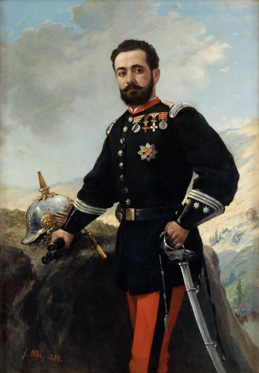 Portrait of Colonel Francisco Enrique Contreras - by Francisco Oller