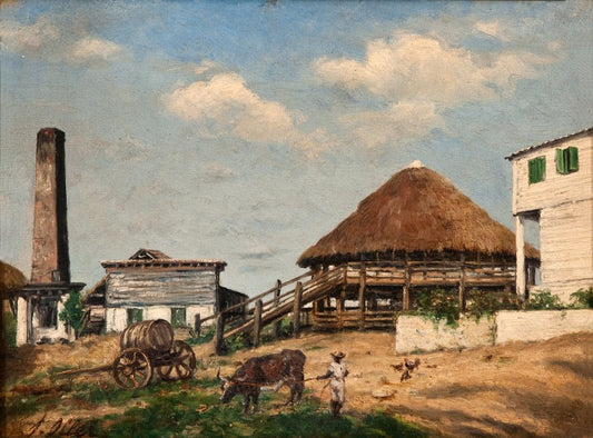 The Sugar Mill - by Francisco Oller