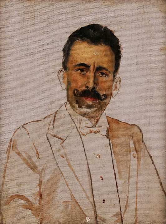 Retrato de Herminio Díaz Navarro - by Francisco Oller