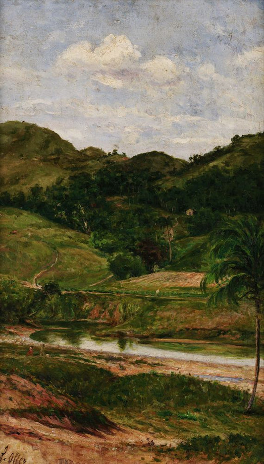 Paisaje de Puerto Rico - by Francisco Oller