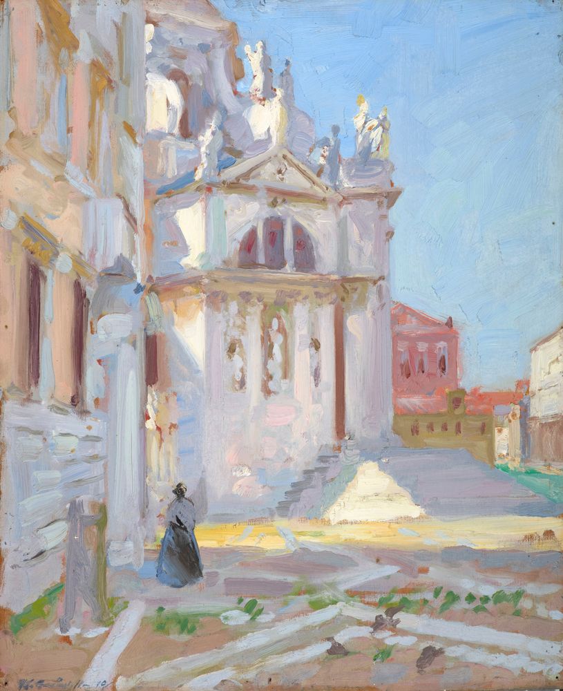 Santa Maria della Salute, Venice - by Francis Cadell