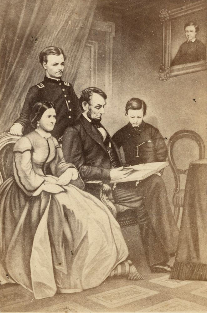 Abraham Lincoln and Family - by Francis Bicknell Carpenter