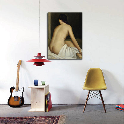 Nude from the back - by Francesco Trombadori