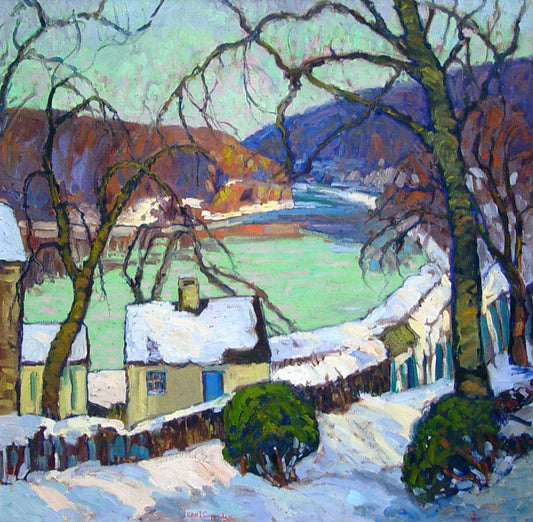 The Delaware in Winter - by Fern Coppedge