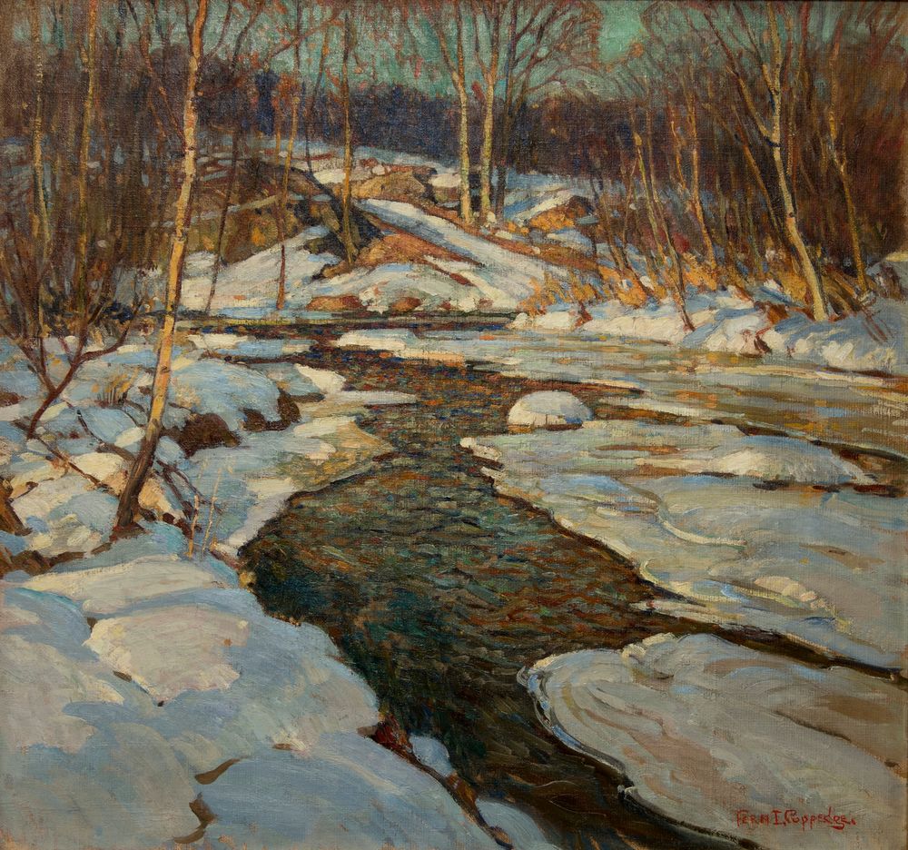 Landscape with Creek - by Fern Coppedge