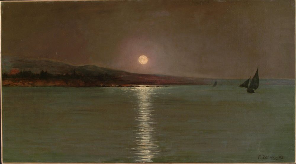 Full Moon - by Fausto Zonaro