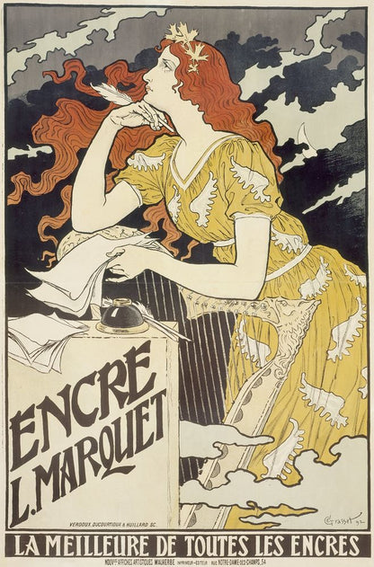 Encre L. Marquet - by Eugène Grasset