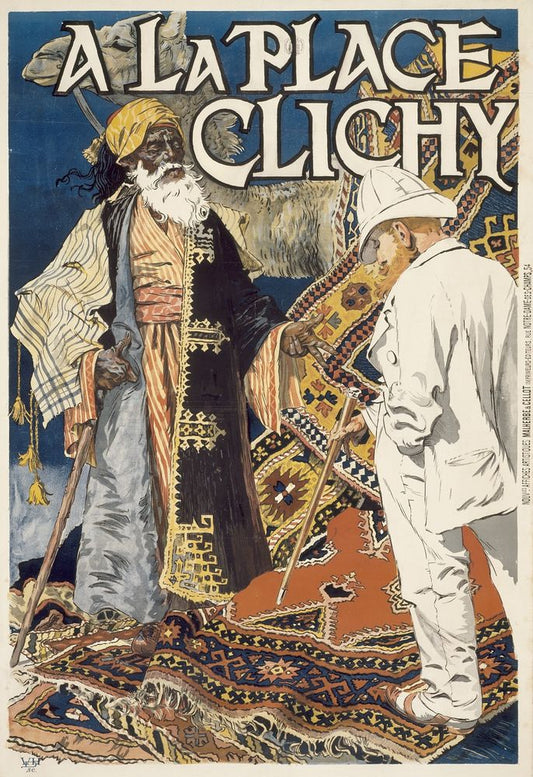 A la Place Clichy - by Eugène Grasset