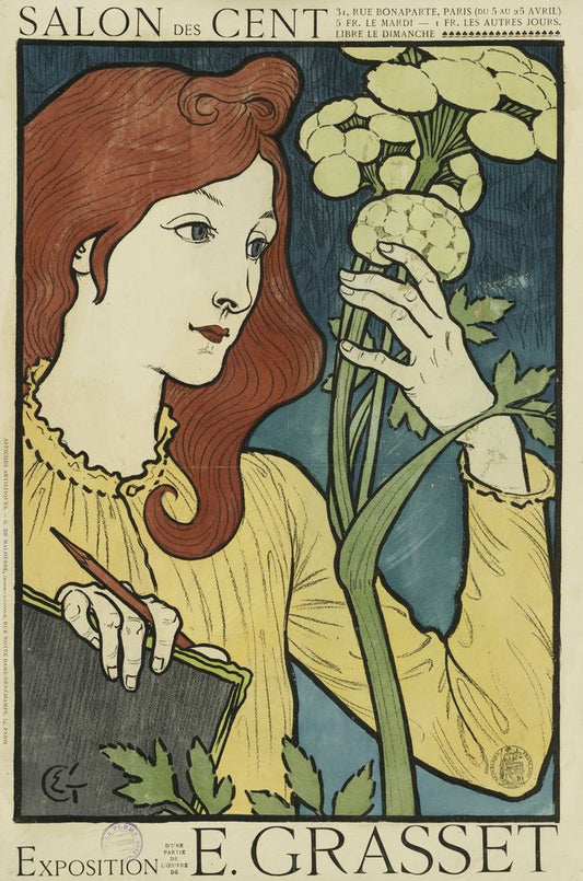 Poster for the "Salon des Cent – Exhibition E. Grasset" - by Eugène Grasset