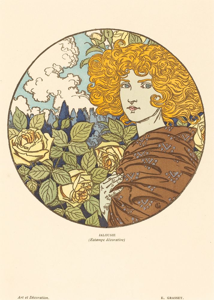 Jalousie (Jealousy) - by Eugène Grasset