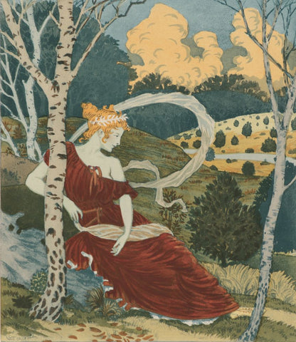 Dans Les Bois - by Eugène Grasset