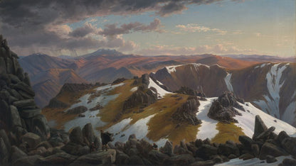 North-east view from the northern top of Mount Kosciusko - by Eugene von Guerard