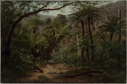 Ferntree Gully in the Dandenong Ranges - by Eugene von Guerard