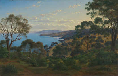 Dandenong Ranges from ?Beleura? - by Eugene von Guerard