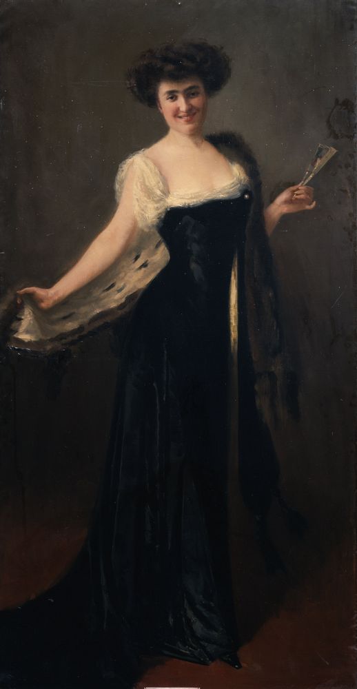 Portrait of Mrs Lecerf - by Ettore De Maria Bergler