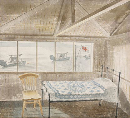 RNAS Sick Bay, Dundee - by Eric Ravilious