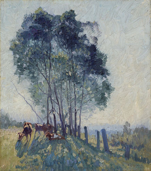 The wattles - by Elioth Gruner