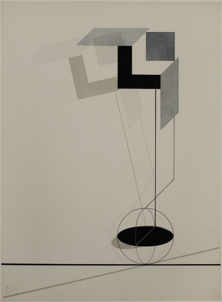 Kestnermappe Proun, Rob. Levnis and Chapman GmbH Hannover #2 - by El Lissitzky