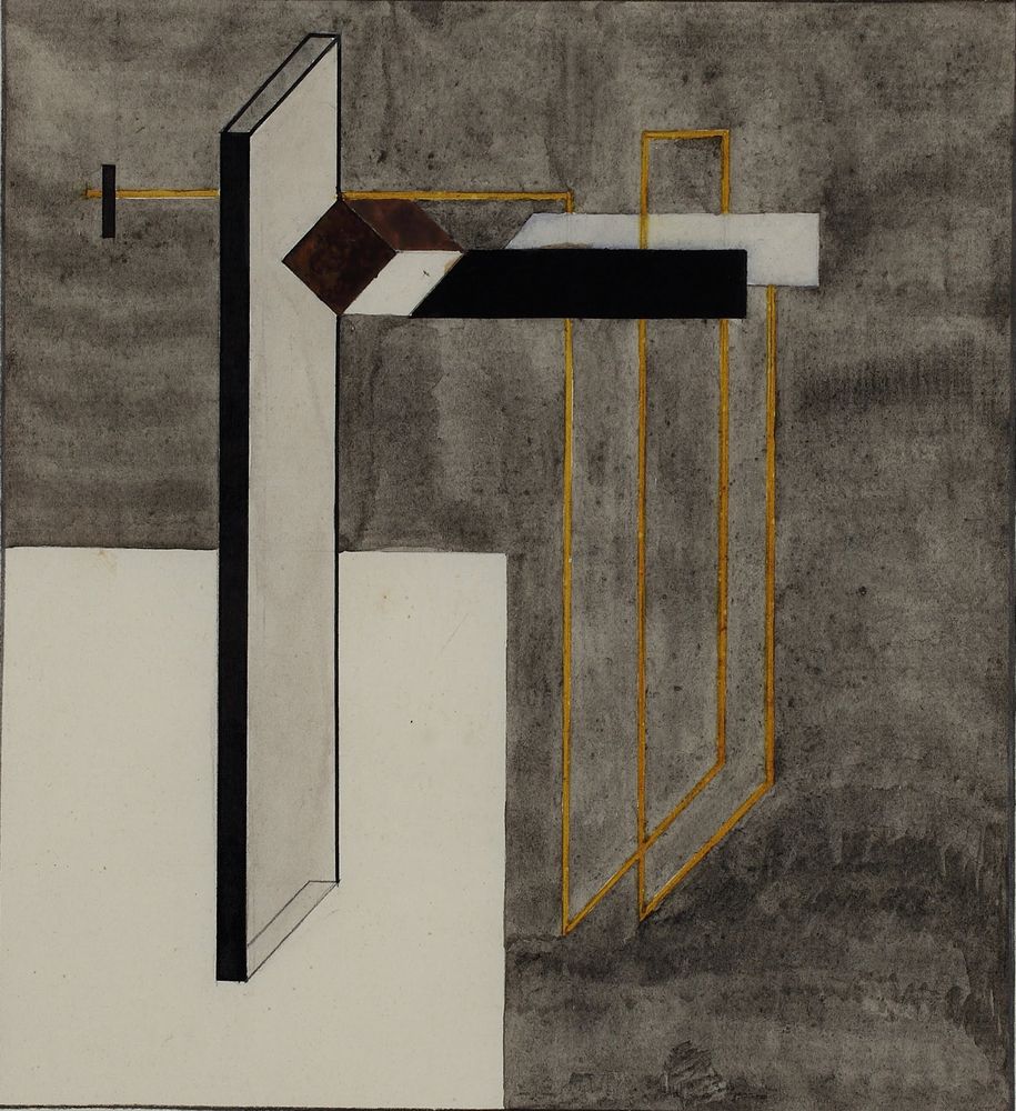 Study for Proun 4B - by El Lissitzky