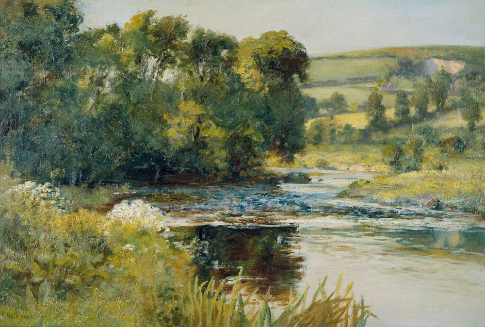 Streamside - by Edward Mitchell Bannister