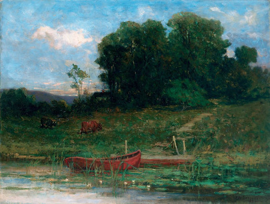 The Farm Landing - by Edward Mitchell Bannister