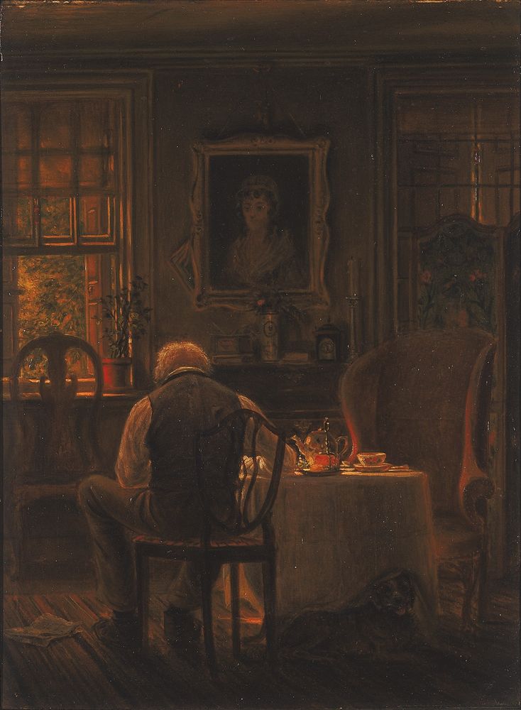 The Widower - by Edward Lamson Henry